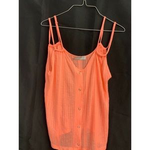 Peach colored tank